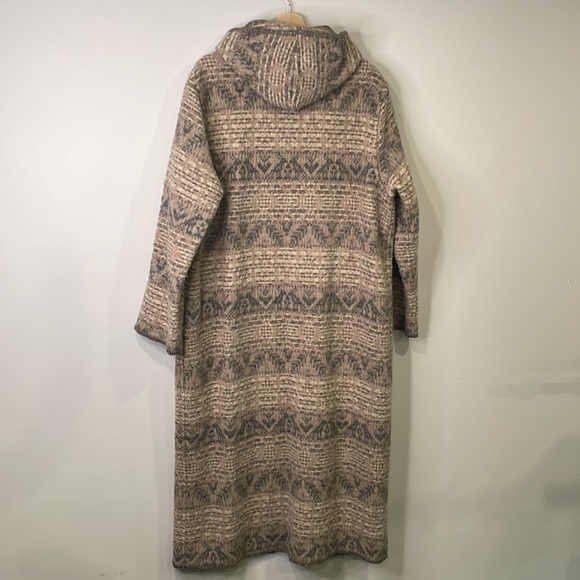 Woolrich Reversible Blanket Duster Coat - Picture 3 of 13